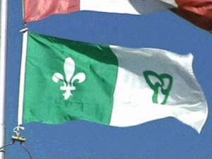 Drapeau franco-ontarien Drapeau franco-ontarien