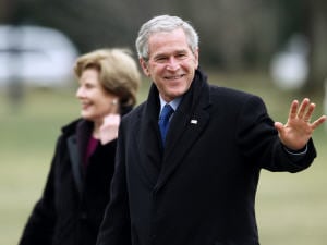 George W. Bush à la Maison-Blanche le 18 janvier 2009 George W. Bush à la Maison-Blanche le 18 janvier 2009