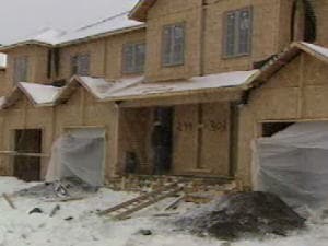 Des maisons en construction Des maisons en construction