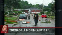 Dommages causés par une tornade à Mont-Laurier Dommages causés par une tornade à Mont-Laurier