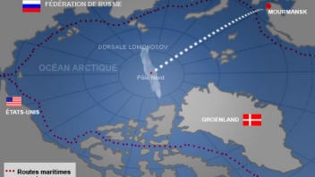 Carte du pôle Nord Carte du pôle Nord