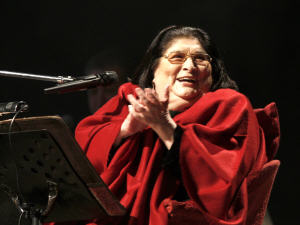 Photo d'archives de Mercedes Sosa, lors d'un concert à La Plata, en Argentine, le premier septembre 2007. Photo d'archives de Mercedes Sosa, lors d'un concert à La Plata, en Argentine, le premier septembre 2007.