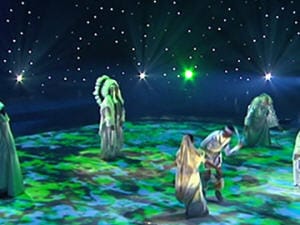 Le spectacle ' De la terre aux étoiles pour l'eau ' Le spectacle ' De la terre aux étoiles pour l'eau '