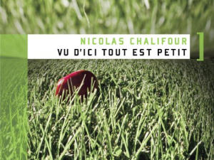 Détail de la couverture du roman de Nicolas Chalifoux « Vu d'ici tout est petit » Détail de la couverture du roman de Nicolas Chalifoux « Vu d'ici tout est petit »