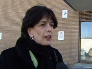 La ministre Courchesne lors de son passage à Gatineau La ministre Courchesne lors de son passage à Gatineau