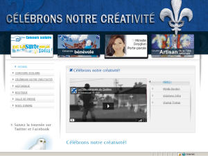 Page du site Internet de la Fête nationale Page du site Internet de la Fête nationale