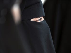Femme portant un niqab Femme portant un niqab