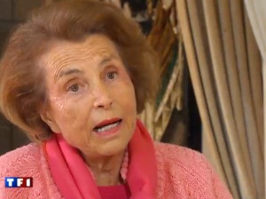 Liliane Bettencourt, lors d'une récente entrevue accordée à TF1. Liliane Bettencourt, lors d'une récente entrevue accordée à TF1.