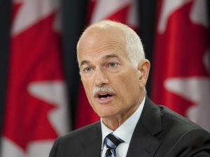 Le chef du Nouveau Parti démocratique, Jack Layton. Le chef du Nouveau Parti démocratique, Jack Layton.