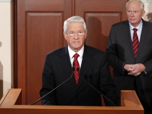 Le président du Comité Nobel, Thorbjoern Jagland Le président du Comité Nobel, Thorbjoern Jagland