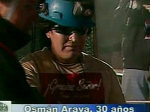 Osman Araya, le sixième mineur secouru Osman Araya, le sixième mineur secouru