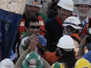Renan Avalos, le 25e mineur secouru Renan Avalos, le 25e mineur secouru
