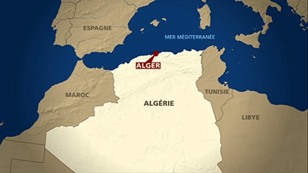 Carte d'Alger, en Algérie Carte d'Alger, en Algérie