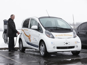 La voiture électrique i-MiEV de Mitsubishi La voiture électrique i-MiEV de Mitsubishi