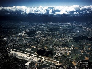 Une vue aérienne des installations du CERN Une vue aérienne des installations du CERN