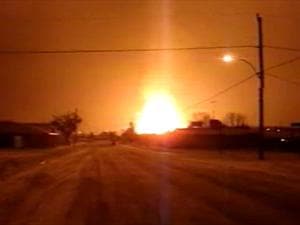 Un pipeline de gaz naturel a explosé près de Beardmore Un pipeline de gaz naturel a explosé près de Beardmore