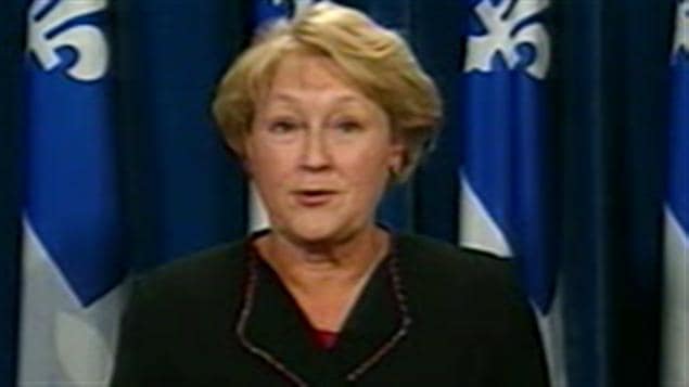 Pauline Marois, chef du Parti québécois (PQ) Pauline Marois, chef du Parti québécois (PQ)
