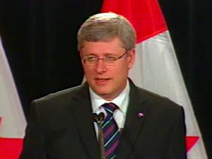 Le premier ministre Stephen Harper Le premier ministre Stephen Harper