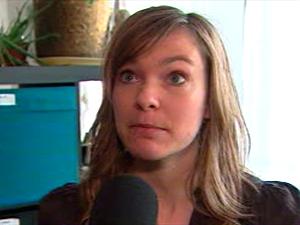 Valérie Lavigne, porte-parole de la coalition La CSST pour les travailleuses et travailleurs domestiques Valérie Lavigne, porte-parole de la coalition La CSST pour les travailleuses et travailleurs domestiques