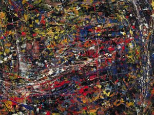 Oeuvre de Riopelle, sans titre Oeuvre de Riopelle, sans titre