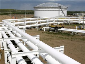 Oléoduc appartenant à Enbridge, en Alberta Oléoduc appartenant à Enbridge, en Alberta