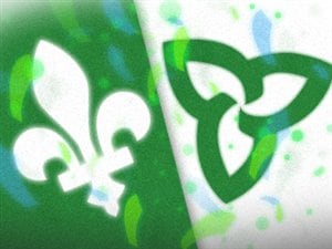 Le drapeau franco-ontarien Le drapeau franco-ontarien