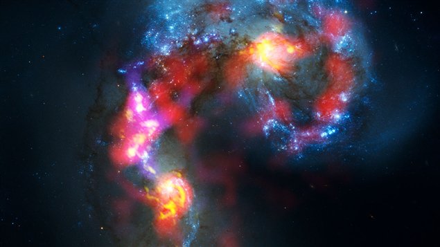 Image composite des galaxies des Antennes Image composite des galaxies des Antennes