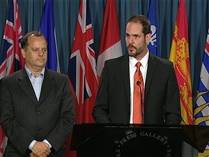 Brian Topp et Alexandre Boulerice Brian Topp et Alexandre Boulerice