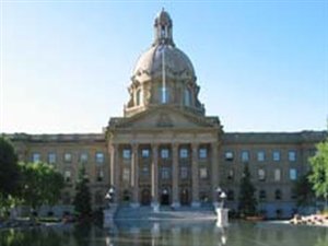 L'Assemblée législative à Edmonton L'Assemblée législative à Edmonton