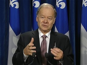 Le ministre des Finances Raymond Bachand Le ministre des Finances Raymond Bachand
