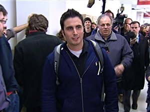 Arrivée de Laurent Proulx à son cours à l'Université Laval Arrivée de Laurent Proulx à son cours à l'Université Laval