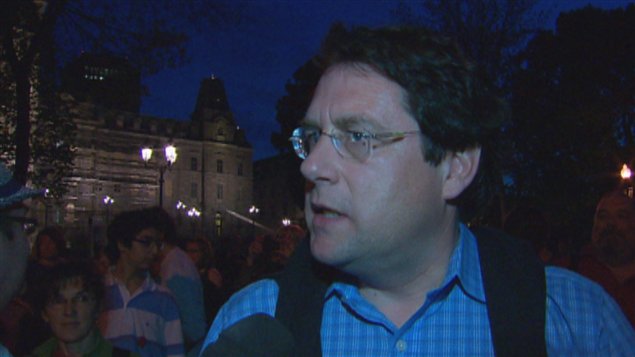 Le député du PQ Bernard Drainville Le député du PQ Bernard Drainville