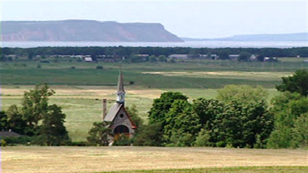 Le paysage de Grand-Pré, en Nouvelle-Écosse Le paysage de Grand-Pré, en Nouvelle-Écosse