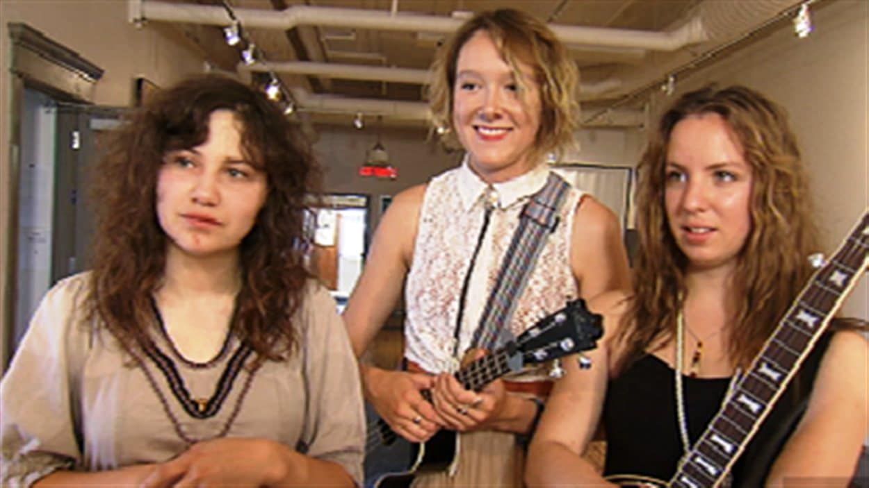 Les Hay Babies : Vivanne Roy, Katrine Noël et Julie Aubé Les Hay Babies : Vivanne Roy, Katrine Noël et Julie Aubé