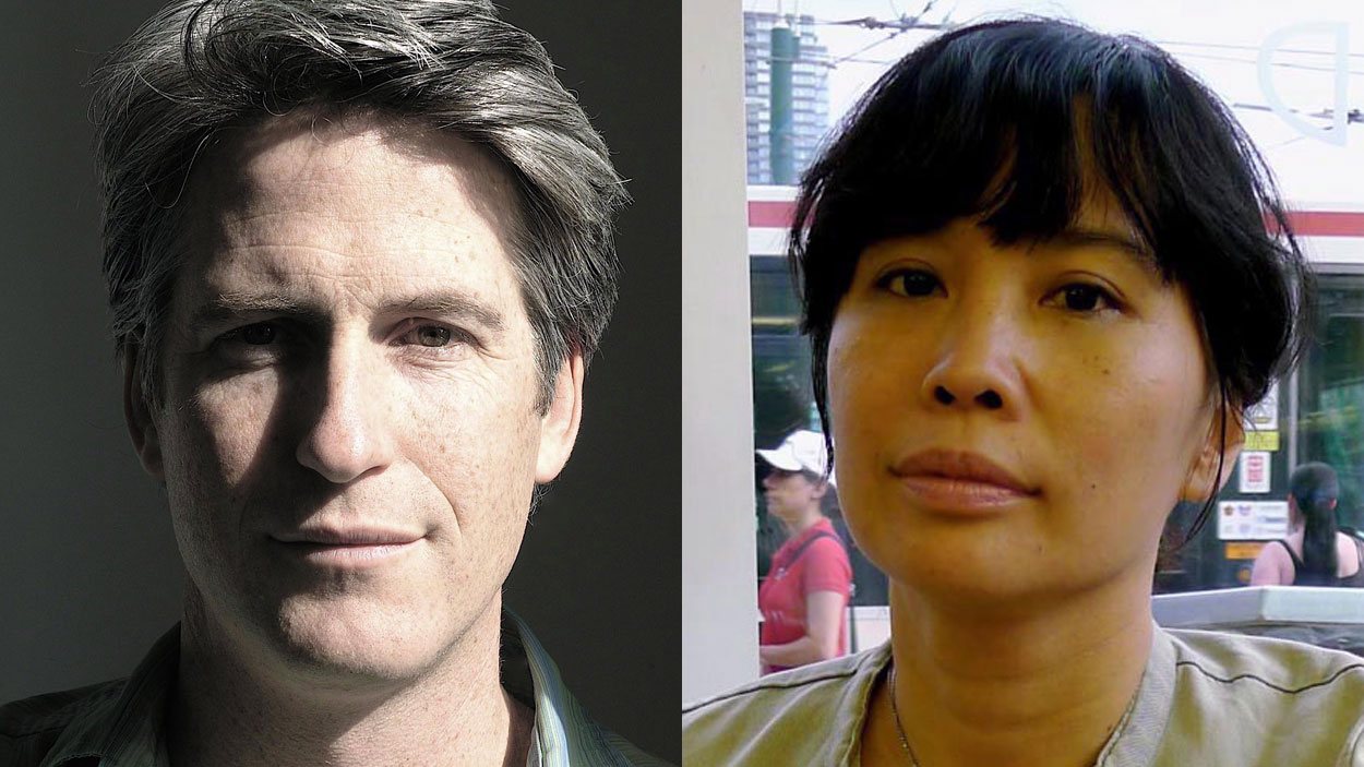 Les acteurs Rick Roberts et Sook-Yin Lee qui joueront Jack Layton et sa femme Olivia Chow Les acteurs Rick Roberts et Sook-Yin Lee qui joueront Jack Layton et sa femme Olivia Chow