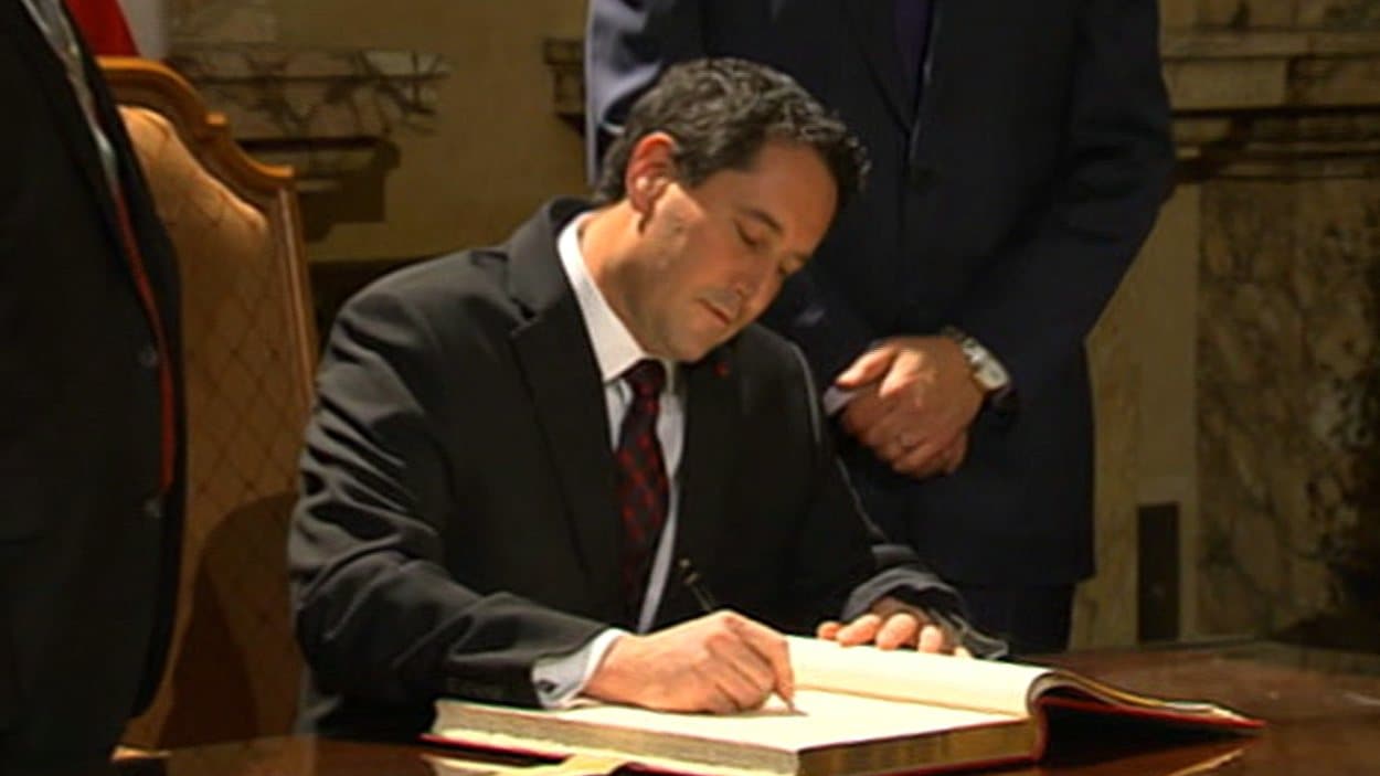 L'assermentation de Michael Applebaum L'assermentation de Michael Applebaum