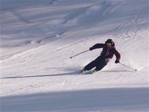 Skieur à Val-Neigette Skieur à Val-Neigette