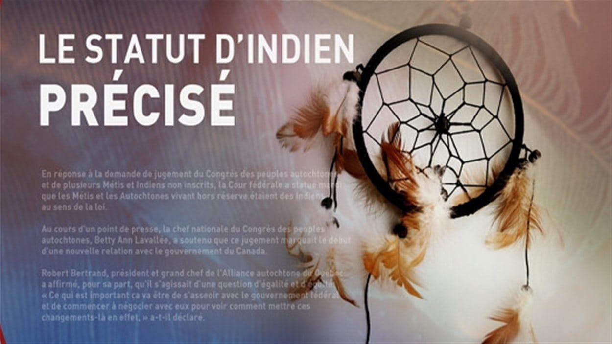 Statut des Métis et des Autochtones à l'extérieur des réserves Statut des Métis et des Autochtones à l'extérieur des réserves