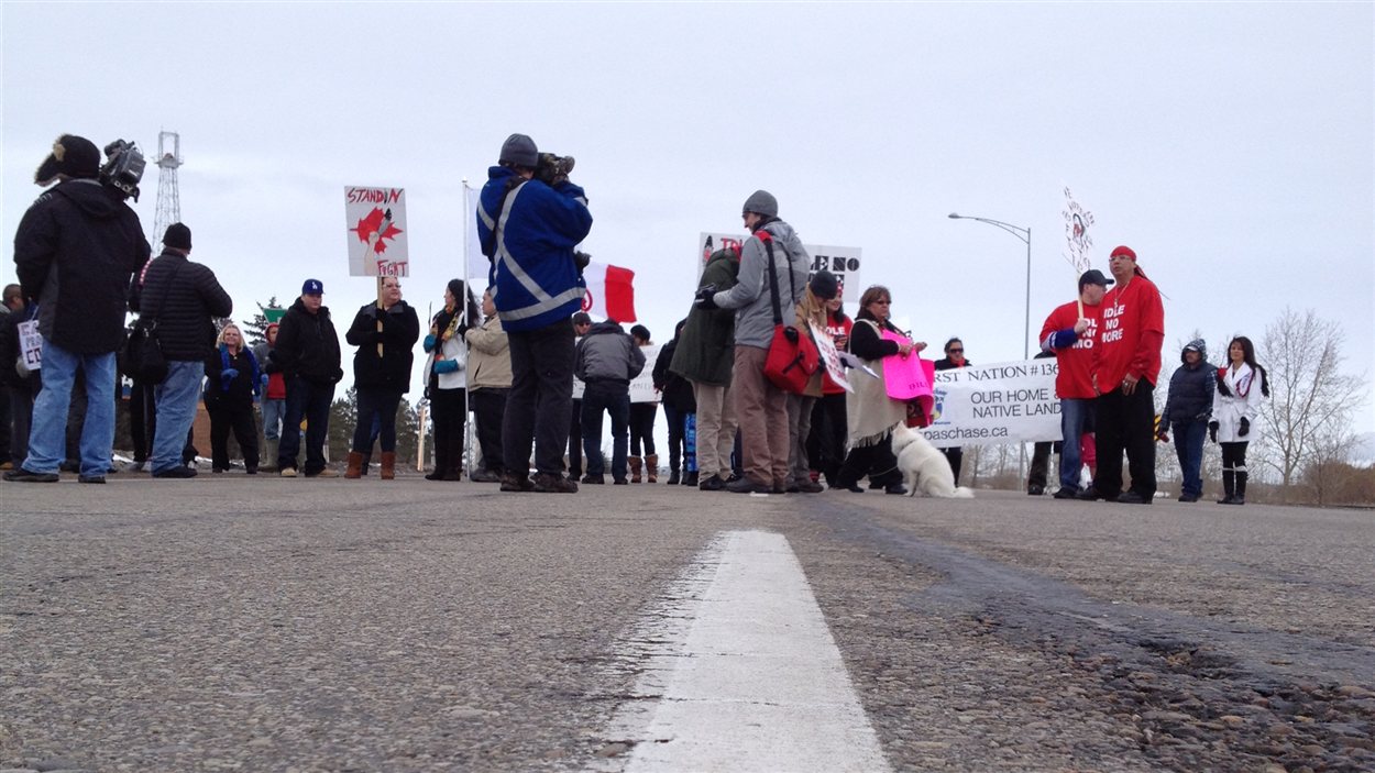 Manifestation Idle No More à Edmonton Manifestation Idle No More à Edmonton