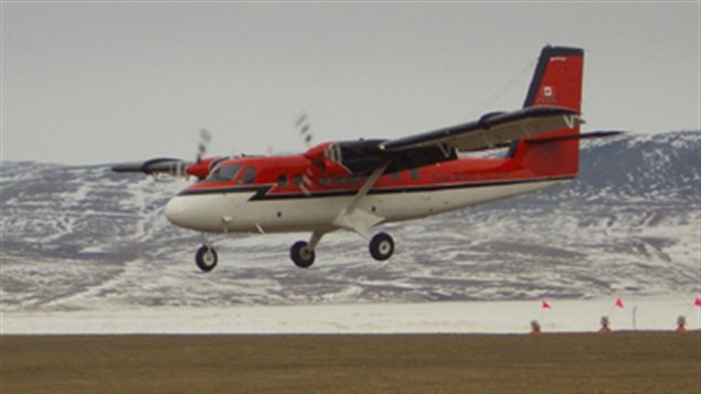 Un avion Twin Otto similaire à celui qui a disparu près de la base de la baie Terra Nova. Un avion Twin Otto similaire à celui qui a disparu près de la base de la baie Terra Nova.