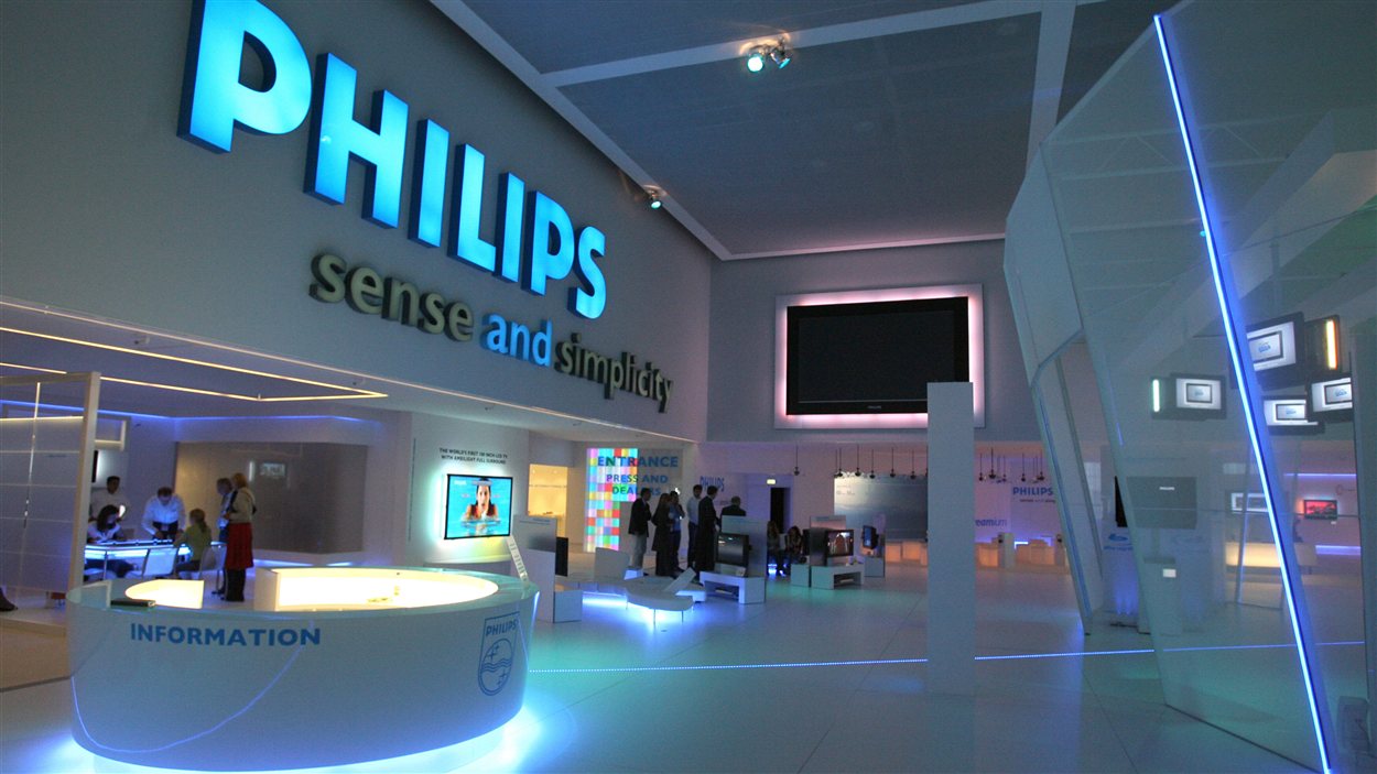 Un stand de Philips Un stand de Philips