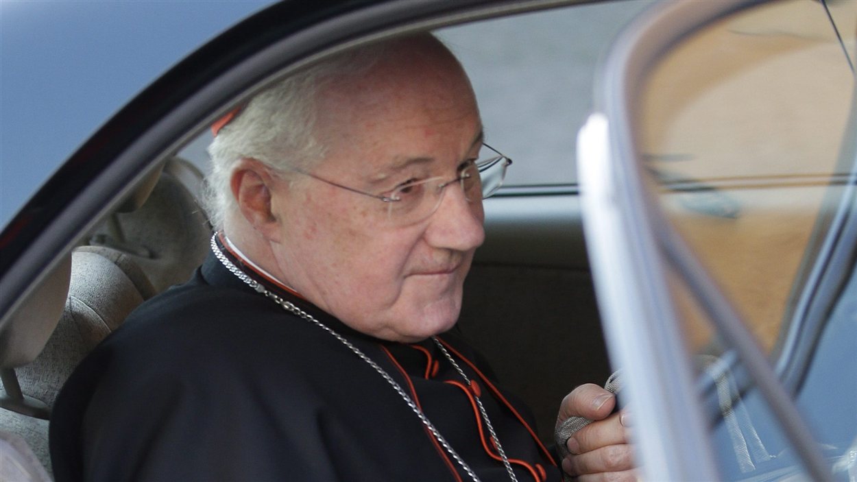 Le cardinal Marc Ouellet à son arrivée au Vatican lundi 4 mars Le cardinal Marc Ouellet à son arrivée au Vatican lundi 4 mars