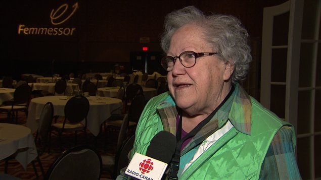 L'ex-députée Suzanne Tremblay au colloque Femmessor L'ex-députée Suzanne Tremblay au colloque Femmessor