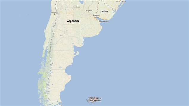 Les îles Malouines sont située au large de l'Argentine, dans l'océan Atlantique Les îles Malouines sont située au large de l'Argentine, dans l'océan Atlantique
