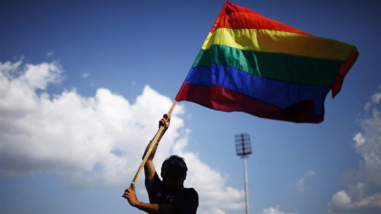 Le drapeau rassemblant la communauté LGBT Le drapeau rassemblant la communauté LGBT