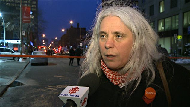 Manon Massé, membre du parti Québec solidaire Manon Massé, membre du parti Québec solidaire