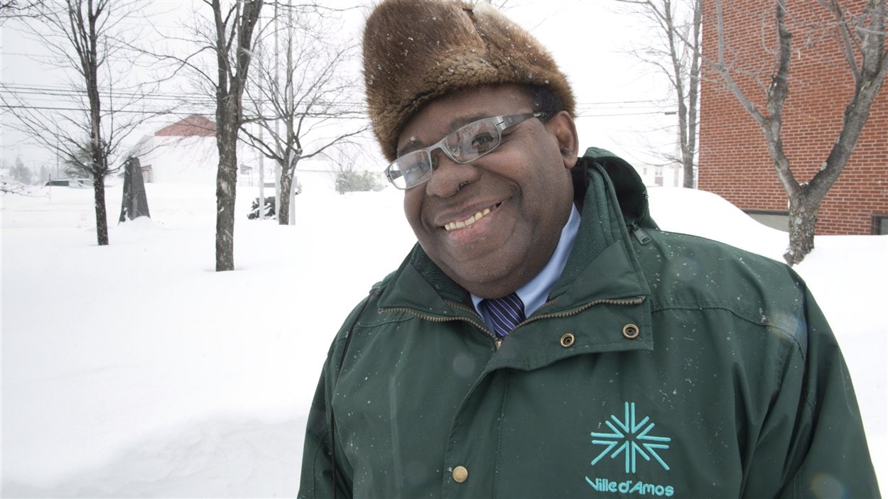 Ulrick Chérubin, maire de la ville d'Amos au Québec Ulrick Chérubin, maire de la ville d'Amos au Québec