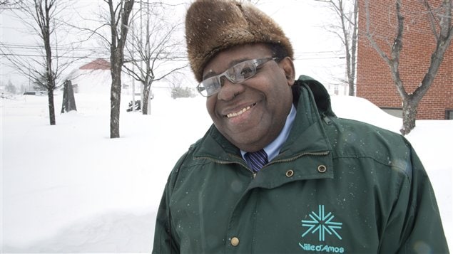 Ulrick Chérubin, maire de la ville d'Amos au Québec Ulrick Chérubin, maire de la ville d'Amos au Québec