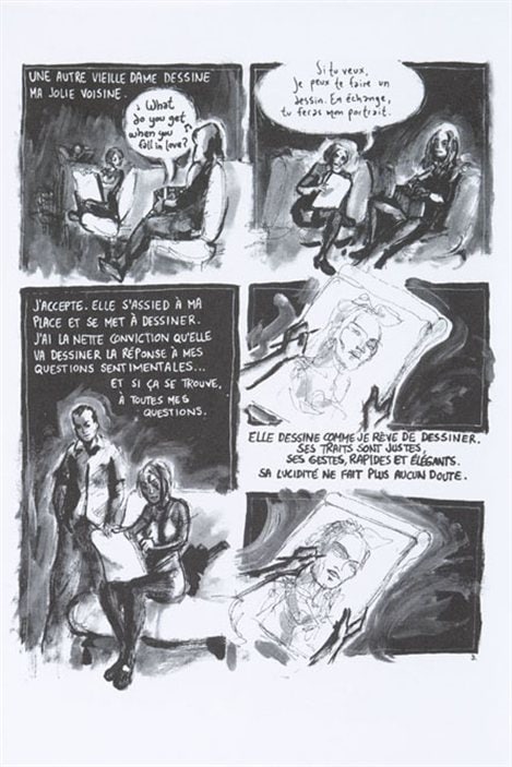 Une planche de l'album Quelques pelures, de Jimmy Beaulieu Une planche de l'album Quelques pelures, de Jimmy Beaulieu