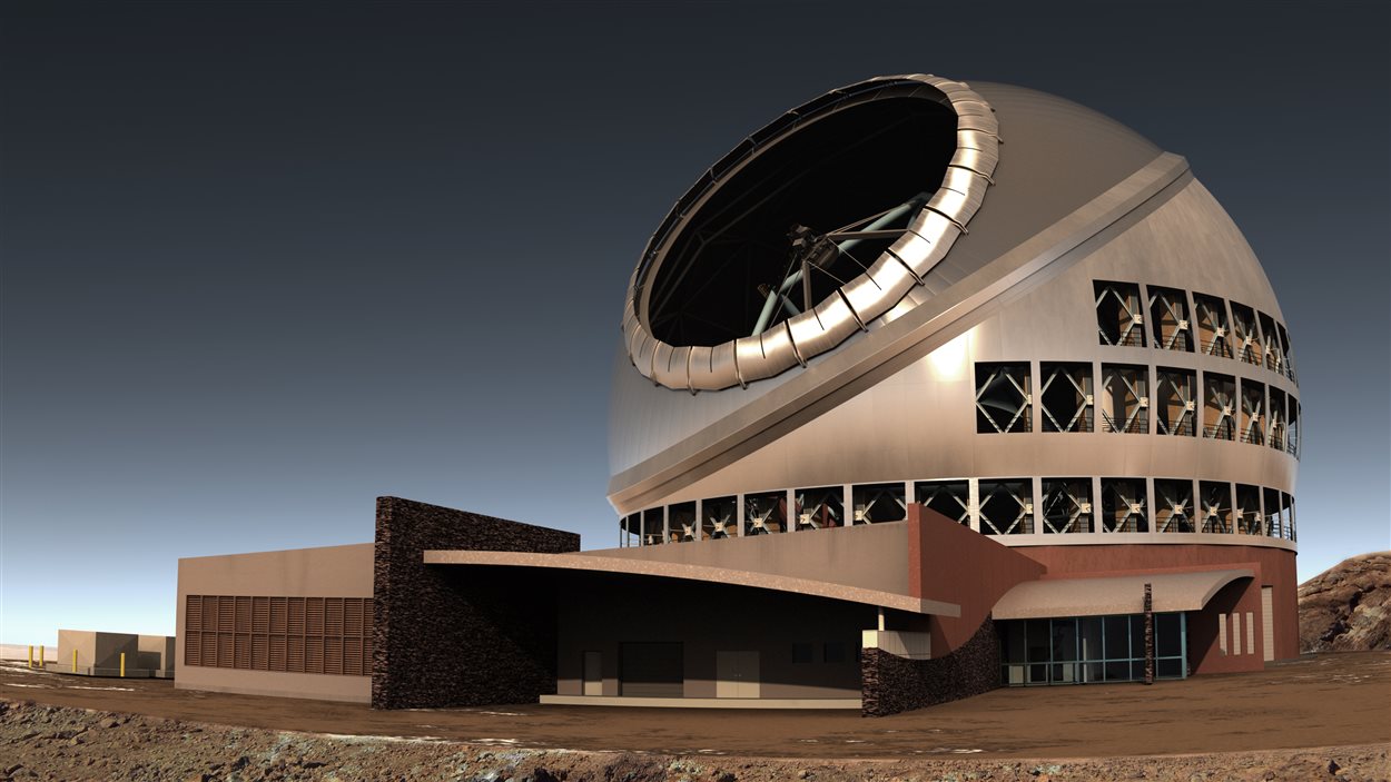 Le projet du plus grand télescope du monde au sommet du volcan hawaïen Mauna Kea Le projet du plus grand télescope du monde au sommet du volcan hawaïen Mauna Kea